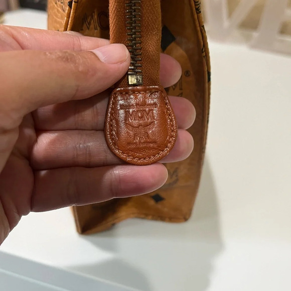 MCM Cognac Pouch - Picture 6 of 14